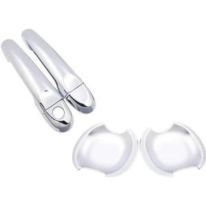 Autodeurgrepen Auto-exterieur Deurgreep Afdekkingsset Voor Nissan Voor JUKE F15 2010-2019 Accessoires(‎E)