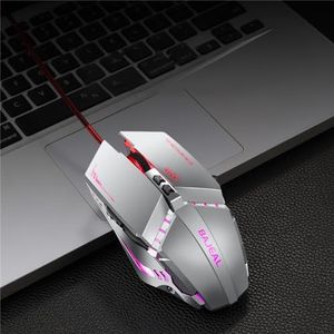 G7 Bedrade Muis Met Snoer Muizen 7 Knoppen LED Gaming Optische 3600 DPI voor Computer (WIT)