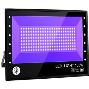 LED-schijnwerpers, IP66 Waterdichte UV-schijnwerper Led Zwart Licht 395nm-405nm UV-hars Uithardingslicht Outdoor Ultravilet Lamp For Feestpodiumdecor voor sportvelden en -banen (Color : A, Size : 30