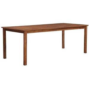 DIGBYS Tuintafel 200x100x74 cm Massief Acacia Hout