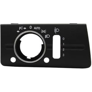 Binnendeurgreep Dashboard Koplamp Lamp Schakelaar Cover Trim Vervanging Voor Benz W211 E Klasse 320 350 550 2003-2008 LHD linksvoor Binnenhandgreep van de auto (Kleur : W211 Black Model B)