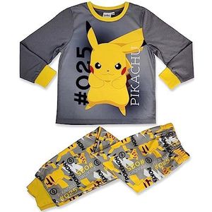 Pokemon Jongens Super Zachte Broek Pyjama Set 3-10 Jaar, Grijs, 5-6 jaar