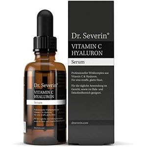 50ml Ultra Serum: Dr. Severin® Vitamine C Hyaluron Serum Hoog Geconcentreerd I Hyaluronzuur Serum met Vitamine C I Anti-rimpel Booster met Hoog Moleculair Hyaluronzuur I Aanbrengen Voor het Uitgaan