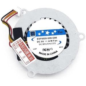 Laptop CPU-koelventilator voor Asus Eee PC 1015T, 1015B, 1015P, 1015PN, 1015 notebookventilator KSB0405HB KSB0405HB-AE72