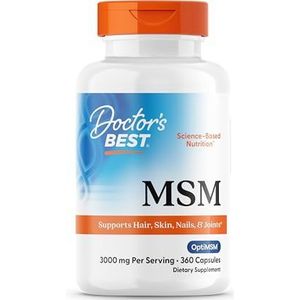 Doctor's Best MSM with OptiMSM, 1000mg - 360 Capsules