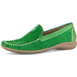 Gabor Shoes Comfort 46090 lage damesschoenen, groen 34, 40.5 EU