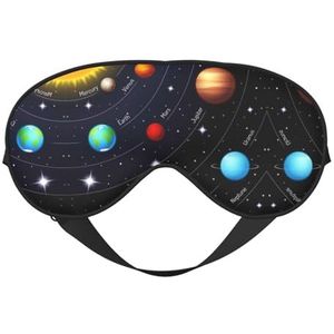 Buitenruimte Zonnestelsel Slaap Eye Mas Bijgewerkt Ontwerp Licht Blokkeren Night Eye Blinder Mannen Vrouwen Shift Werk Reizen