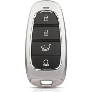 Autosleutelhoesje Voor HYUNDAI Voor NEXO 2022-2024 Voor TUCSON 2021-2023 4 Knoppen Autosleutel Shell Keyless Card Case Vervanging DYDGUTUFB