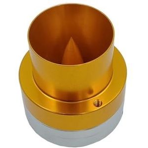 Tweeter auto Tweeters voor auto 2 inch 58 mm 120 W 4 Ohm gouden/zwarte aluminium hoorn tweeter luidspreker auto audio hifi systeem KTV box treble onderdelen(Gold tweeter)