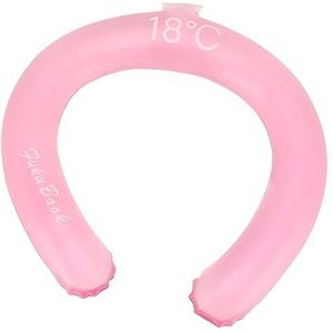 Neck Cooling Tube, Neck Cooling Wrap Huidvriendelijk Cold Pack Handsfree Herbruikbaar voor Sport voor de Zomer (Roze)