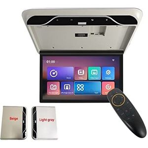 Draagbare dvd-speler voor videospelers op hoofdsteunen in auto's 19 Inch Auto Video Spelers HD Lcd-scherm Auto Plafond Dak Mount Display Auto Monitor MP5 Multimedia TV 1080P USB HDMI IR FM met HD-rote