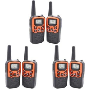 Walkie-talkies For Volwassenen Langeafstandsradio's Bereik Tot 8 Km In Open Veld 22-kanaals FRS/GMRS Heldere Spraakoverdracht(6PCS)