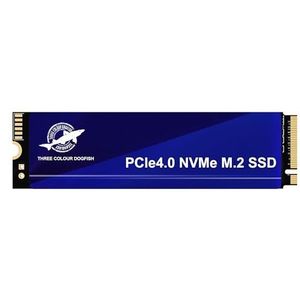 Dogfish 2TB Interne SSD M.2 PCIe 4.0 NVMe 2280 Gen 4x4 tot 7000 MB/s 3D NAND Flash M Key Upgrade voor desktopcomputer Laptop PS5