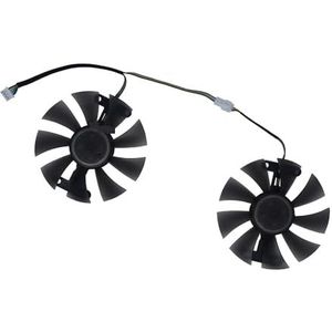 2 stuks 85 mm diameter, grafische kaartventilator, GA91S2H, voor VEINEDA voor videokaarten RX580 8GB RX 580 8G 256-bits 2048SP, VGA-koeler