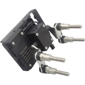 GPS Houder Voor BMW R1200R F750GS F850GS F800GS F700GS 2011-2014 Motorfiets Stuur Mobiele Telefoon DRAADLOOS OPLADEN Navigatie Beugel Navigatie Houder Motorfiets (Kleur : Wireless and USB)