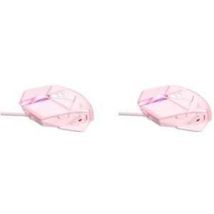 NeaxgeandX 2 Set Van Bedrade Gaming Muis Draagbare Vervanging Meisjes Wired 7 Key 4 Gear Geluidsarme USB Interface Ergonomische Laptop Muizen Accessoires