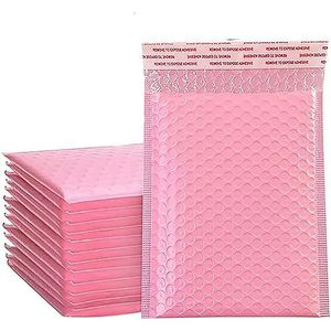 10/50 stuks roze bubble mailers wrap gewatteerde zwarte mailer enveloppen verpakking voor bedrijven groene verzendtas prachtige geschenken-50 stuks roze-11 * 15cm