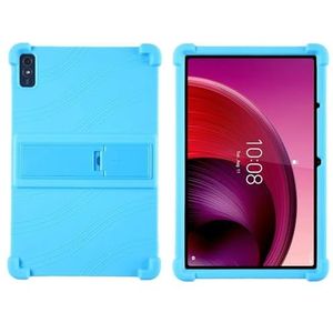 Tablethoes geschikt for Lenovo Tab M10 5G 10,6 inch TB-360ZU TB-360XU zachte siliconen standaard shell cover case(Blue)