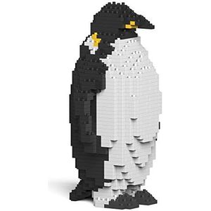 JEKCA Emperor Penguin 01S bouwstenenset, sculpturen van blokken, verzamelstenen, perfect cadeau