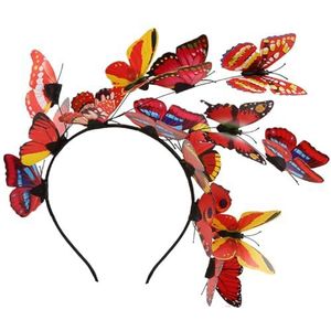 BOSREROY Party Butterfly Decoratieve Plastic Hoofdband Bruids Haar Hoepel Halloween Hoofddeksels