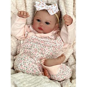MAIHAO Pop Reborn Poppen Meisje Siliconen Babypop Levensechte Baby Dolls Girls Jongen Realistic Toddler Girls 50 Cm
