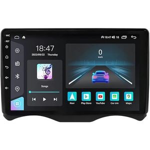 Android 14 autoradio voor Citroen C2/C3 2002-2006 Carplay Wireless Android Auto,Dubbel Din autoradio 9 Inch met Navigatie Bluetooth WiFi GPS HiFi RDS/FM+AHD achteruitrijcamera/DVR(H6 6G+128G)