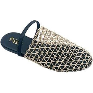 Sandalen, Platte sandalen, zomerse opengewerkte comfortabele strandslippers Slippers voor dames(42 EU)