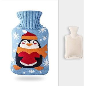 DieffematicRSD Warmwaterkruik Water 1000 ml Heet waterfles rubber warm waterfles NUANSHOU (Color : D)