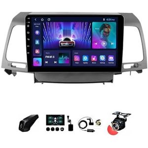 BOJONTN 22,9 cm (9 inch) Android 12 Autoradio 2 DIN voor Kia Opirus GH 2007-2008 met achteruitrijcamera, stuurwielbediening, Bluetooth, GPS, Navi CarPlay, draadloos (grootte: S200 2+32G)