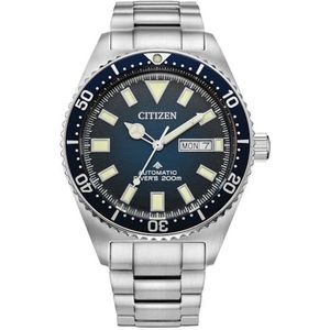 Citizen Automatic Watch NY0129-58LE, zilver, Eén maat, armband