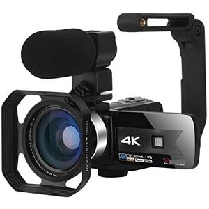 Videocamera Vlogcamera Recorder Nachtzicht 4K WIFI-camcorder for video-opname Outdoor Vlog Digitale recorder IR Draagbare fotografische camera's(32G SD Card,Set 6)