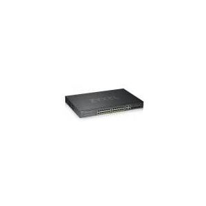 Zyxel GS1920-24HPv2 – Intelligent – 24 x 10/100/1000 (PoE+) + 4 x Gigabit combi-SFP + 4 x 10/100/1000 – Rackmount – PoE+ (375 W)