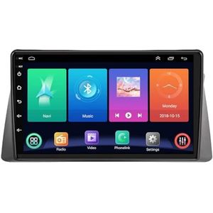 Dubbele DIN Android 14 autoradio voor Lifan 720 2012-2015 9 Duim QLED Touch screen-met Draadloze Carplay Android Auto GPS navigatie 4G WiFi Stuurwielbediening achteruitrijcamera(P2 WIFI 4-Core 1G+32G)