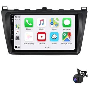 Android 12 autoradio 9"" Touchscreen Auto Stereo voor Mazda 6 GH 2007-2012 Ingebouwde Carplay Android Auto Ondersteunt WiFi GPS Bluetooth USB Stuurbediening/Mirror Link/achteruitrijcamera (Color : XY2