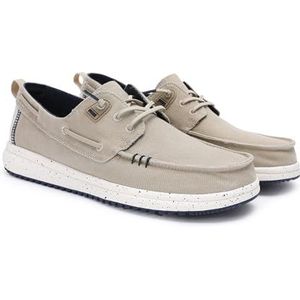 WALK IN PITAS | BYRON | Mocassins voor heren | Platte schoenen | Sneakers | Slipschoenen | Casual schoenen | Walkinpitas schoenen | Beige 42