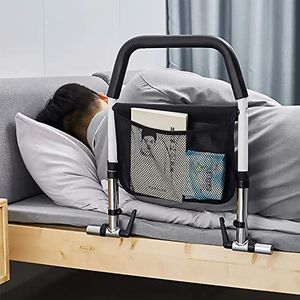 Bedhek， bedleuning in hoogte verstelbaar duurzaam stalen frame valbeveiliging met opbergleuning