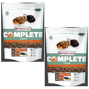 Versele-Laga Complete Cavia All-in-One - Nutrition | Double Pack | 2 x 500 g | cavia-pellets | bevat Timothy hooi | verrijkt met vlierbessen en aromatische kruiden