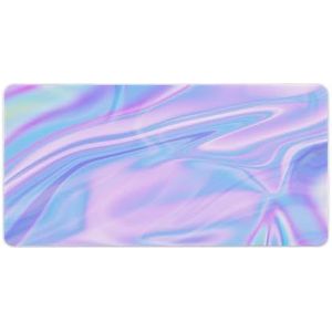 Blauwe Streep Kunst Marmeren Mode Bureau Muismat Antislip Gaming Muismat Accessoires Decor 30x60cm