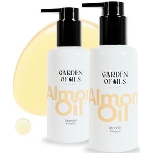 Bio amandelolie (2 x 100 ml) - Garden of Oils - Made in Germany - koudgeperste pure olie uit amandelen