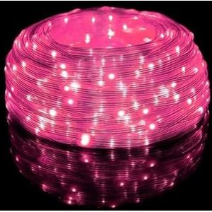 Lichtsnoer Kerstverlichting - 10 Meter - Roze - Voor Buiten