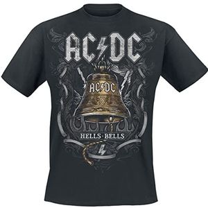 AC/DC Hells Bells T-shirt zwart 3XL 100% katoen Band merch, Bands
