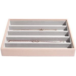 Stackers Blush Pink Sleek Necklace Travel Jewellery Box Stackers Blush Pink Sleek Necklace Travel Jewellery Box