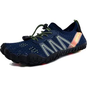 Voetbalschoenen Heren Slijtvast Duurzaam,Voetbalschoenen Jeugd Ademend Comfortabel,Dames Voetbalschoenen FG Binnen Buiten Lichtgewicht Zacht (Color : Blue, Size : 49 EU)