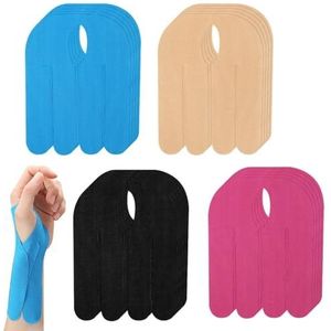 Kinesiotapes, 20 stuks, voorgesneden voor pols, tape, pols, huidvriendelijk, waterdicht en elastisch, voor sport en duurzame ondersteuning