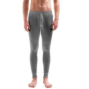 Jasmine Silk Mens zuivere zijde thermische lange Johns grijs - grijs - M