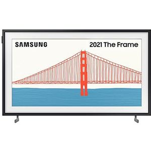 Samsung The Frame 32 inch QLED TV - Smart TV & Art In One, Alexa geïntegreerd, slanke gepersonaliseerde houder en wandmontage, stream al je favoriete programma's, het frame kan worden aangepast -