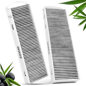 Inwee Actieve koolstoffilter geschikt voor Bora Pure Filter PUAKF,(2 filters) Hoogwaardige koolstoffilter voor je convectiekookplaat PURU of PUXU, PUAKF Vervangingsfilter