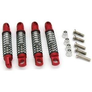 For Xiaomi 1/16 Jimny model afstandsbediening auto metalen upgrade accessoires schokdemper(Red)