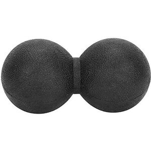 Pinda-massagebal, lichtgewicht zelffascia-ontspanning Fitness-massagebal Siliconen nekmassagebal Verlicht spiervermoeidheid voor nekschouder(zwart)