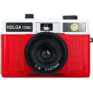 Holga 135BC Rood en Wit 35mm Camera